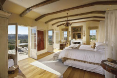 Shady Canyon - Reclaimed Beam Bedroom Ceiling