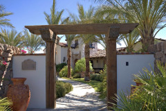 Reclaimed Wood Beam Entryway