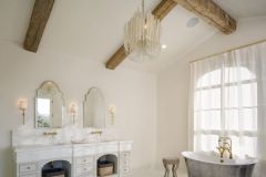 Rancho Santa Fe - Modern Barnwood Ceiling Beams
