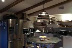 Reclaimed Rustic Barn Oak Flooring and Live Edge Barn Beams