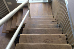 Reclaimed Rustic White Oak Solid 4" Thick Stair Treads