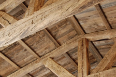 Palm Desert - Reclaimed Live Edge Barn Beam Trusses