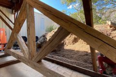 Barn timber truss