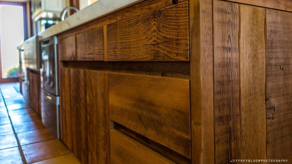 Reclaimed Wood Kitchen Cabinets