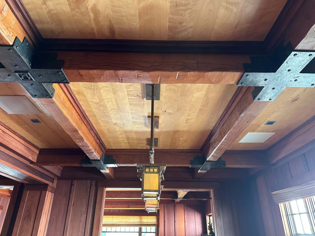 Redwood Beam Ceiling 1