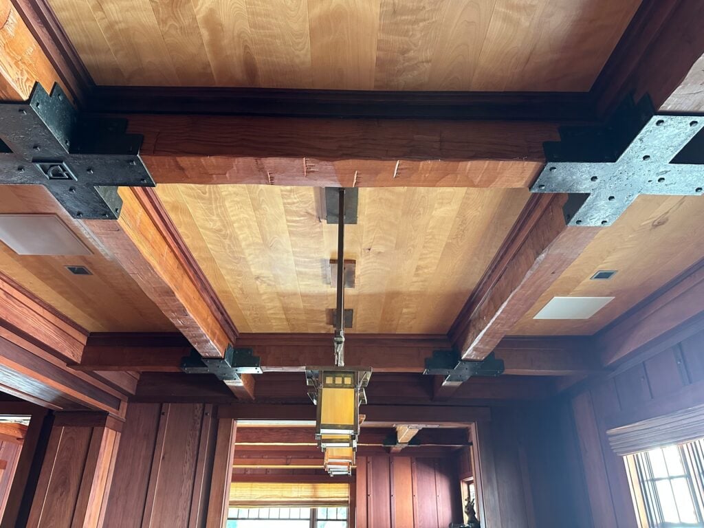 Redwood Beam Ceiling