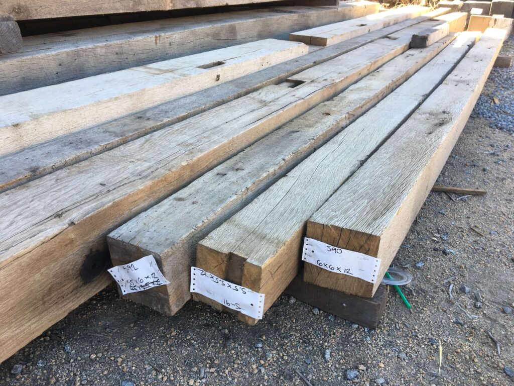 As Is Reclaimed Sawn Barn Beam 6x6 1